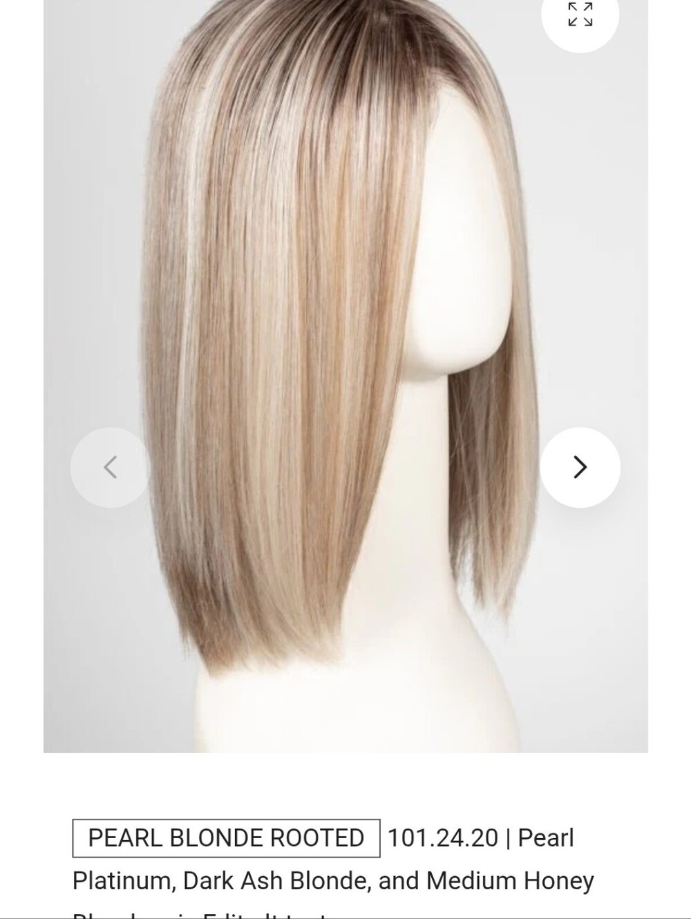 (NWT) Ellen Wille Drive Wig - Pearl Blonde Rooted - Petite-Average - Picture 10 of 16